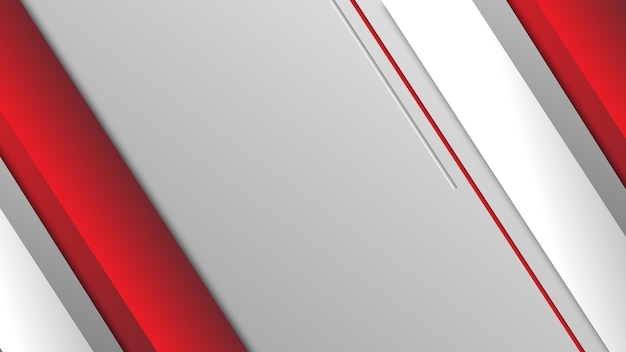 Vector de diseño de fondo moderno de borde de negocios rojo