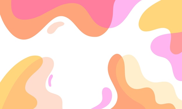 Vector de diseño de fondo de ondas líquidas abstractas