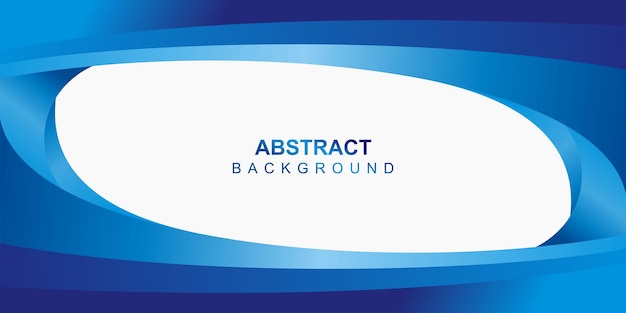 Vector de diseño de fondo ondulado abstracto en color de gradación azul