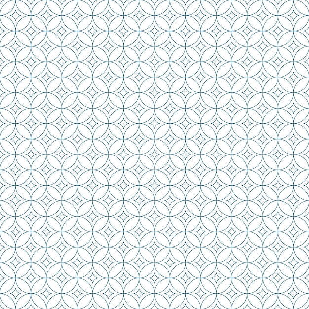 Vector de diseño de fondo de patrón geométrico transparente de forma de línea redondeada orgánica colorida abstracta