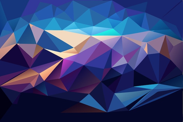 vector de diseño de fondo poli bajo