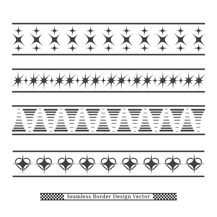 Vector vector de diseño de la frontera
