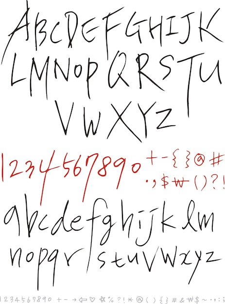 Vector vector de diseño de fuente madre dibujado a mano por caligrafía