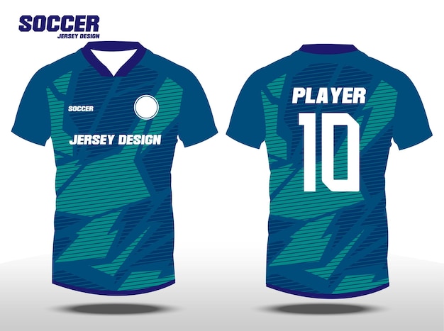 Vector de diseño de fútbol jersey de fútbol