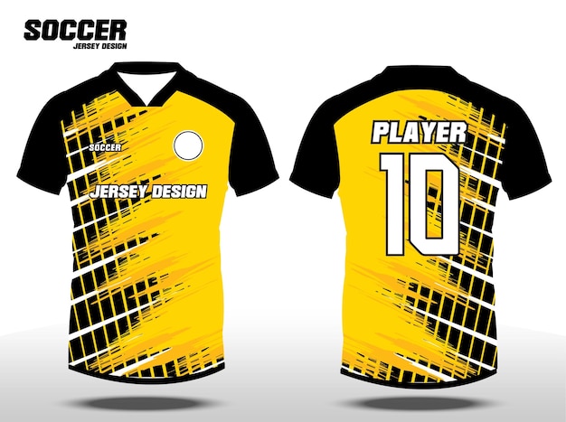 Vector de diseño de fútbol jersey de fútbol