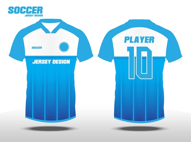 Vector vector de diseño de fútbol jersey de fútbol