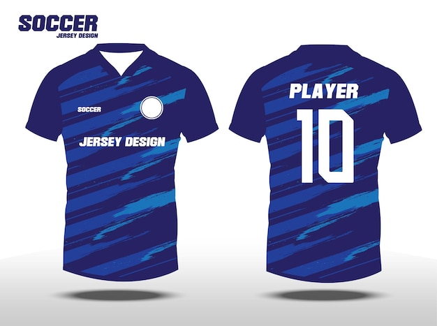 Vector de diseño de fútbol jersey de fútbol