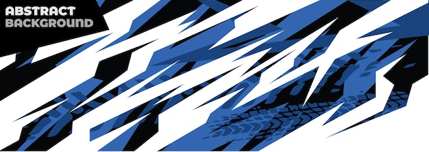 vector de diseño geométrico de forma de envoltura de calcomanía de coche abstracto