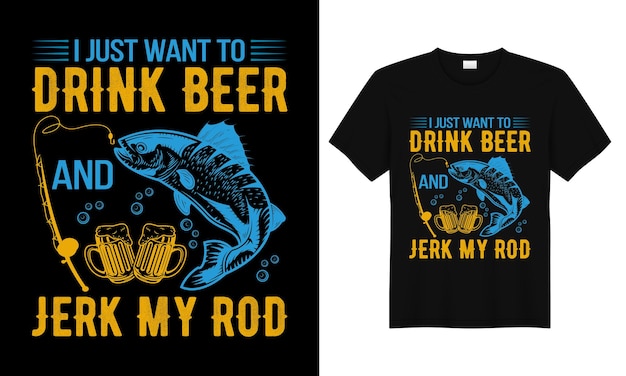 Vector diseño gráfico de camisetas de pesca antiguas