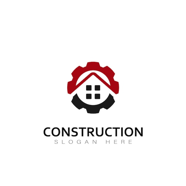 Vector de diseño de icono de logotipo de edificio de construcción