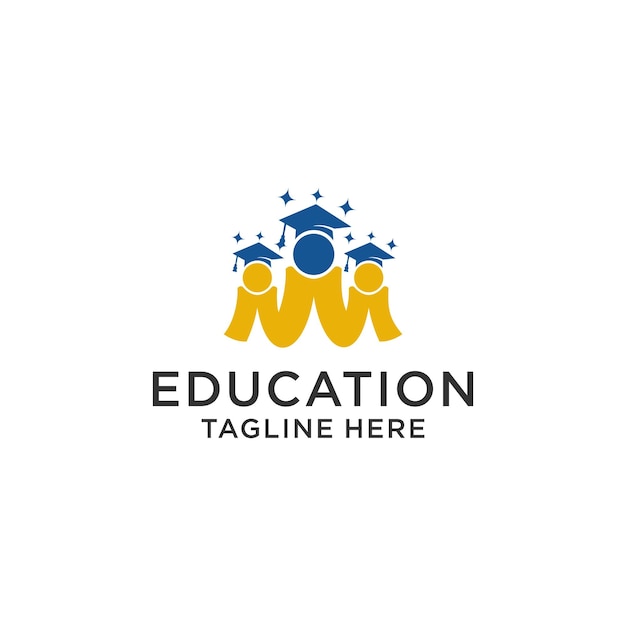 Vector de diseño de icono de logotipo de educación