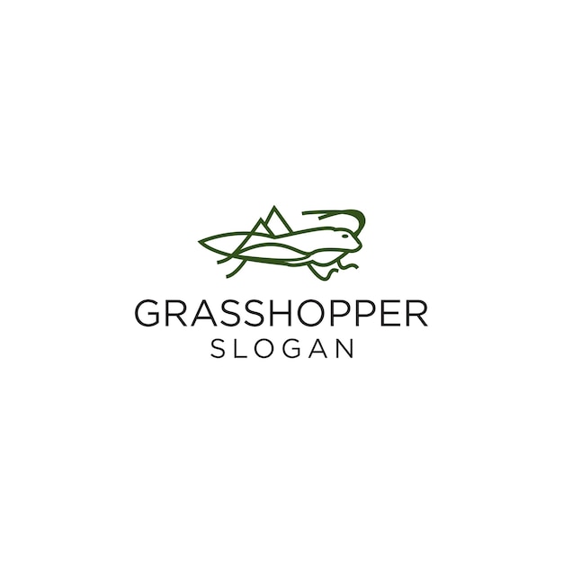 Vector de diseño de icono de logotipo de grsshopper