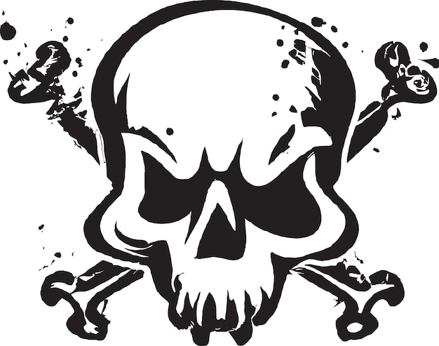 El vector de diseño del icono de Mark Skull de Reaper039s