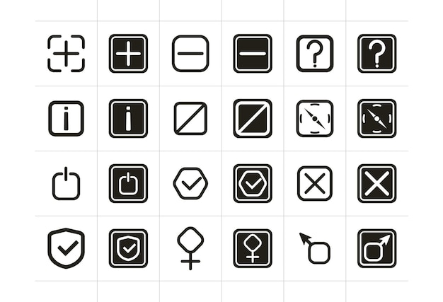 Vector de diseño de icono plano mínimo