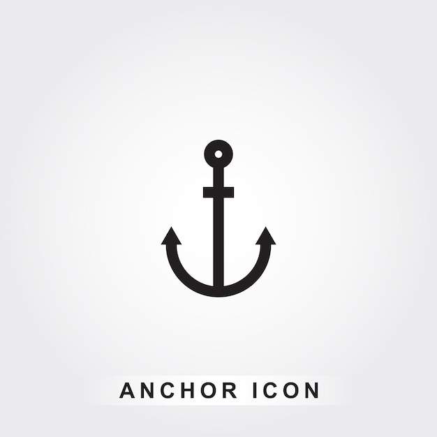 Vector de diseño de íconos de anclaje