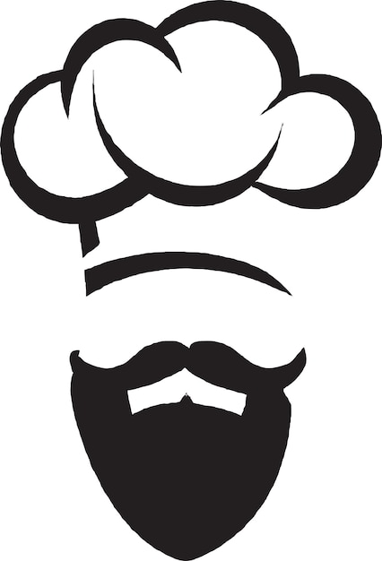 El vector de diseño de íconos del chef alquimista de sabores