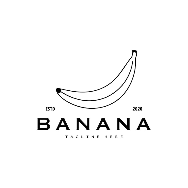 Vector de diseño de íconos de frutas de plátano
