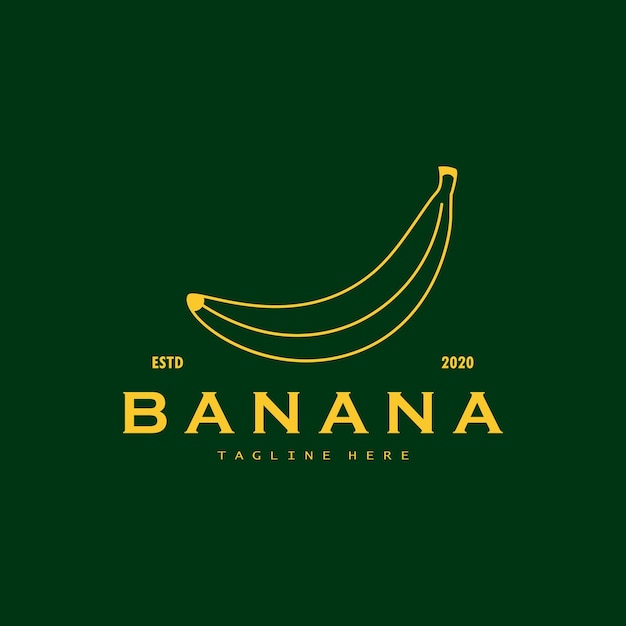 Vector de diseño de íconos de frutas de plátano