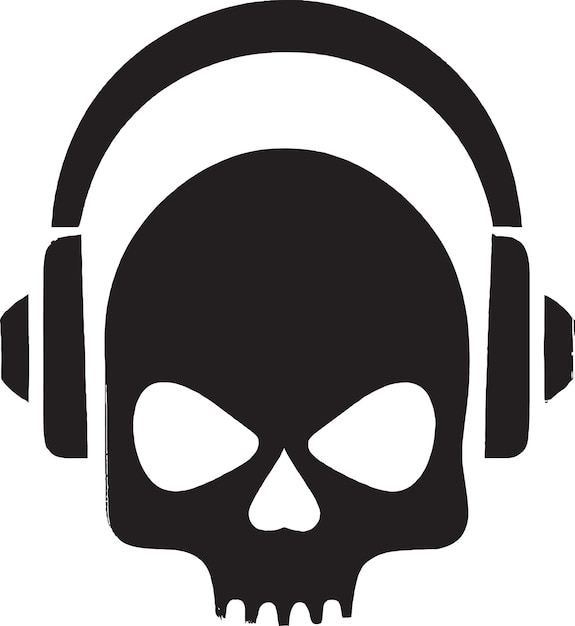 Vector de diseño de iconos de huesos y cráneos