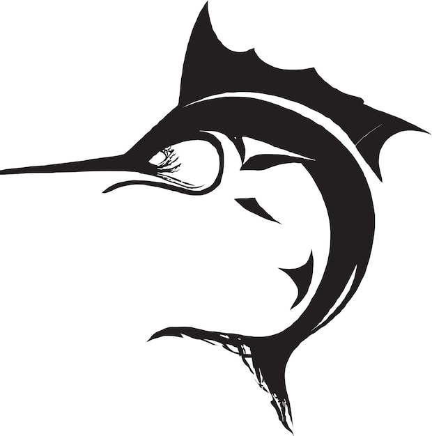 Vector de diseño de iconos de peces voladores