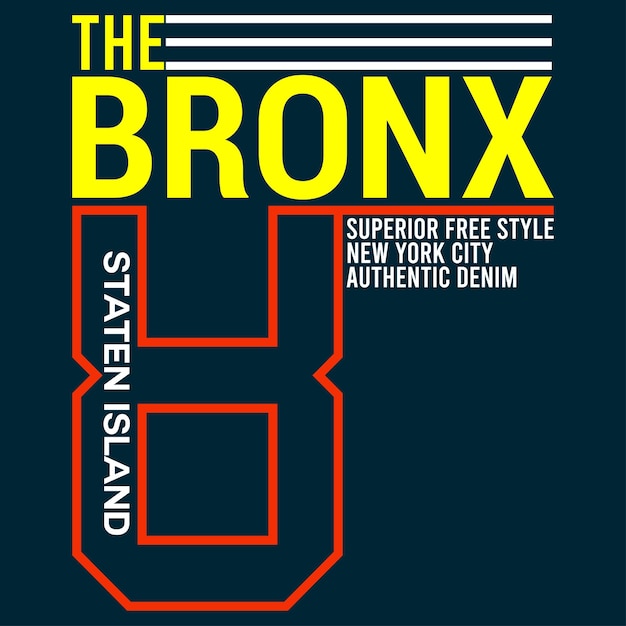 vector el diseño de ilustración del bronx