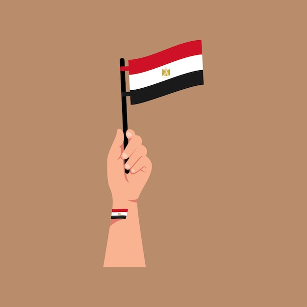 Vector de diseño de ilustración del Día de la Independencia de Egipto