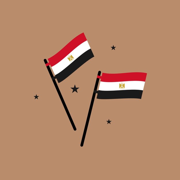 Vector de diseño de ilustración del Día de la Independencia de Egipto