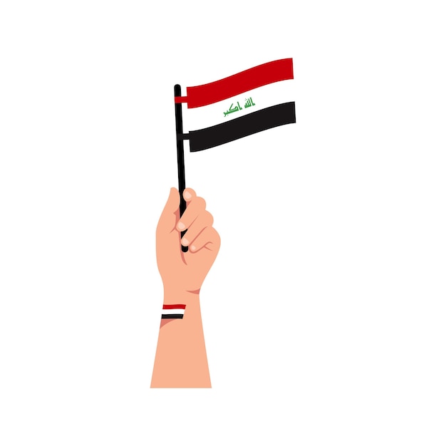 Vector de diseño de ilustración del día de la independencia del elemento de Irak