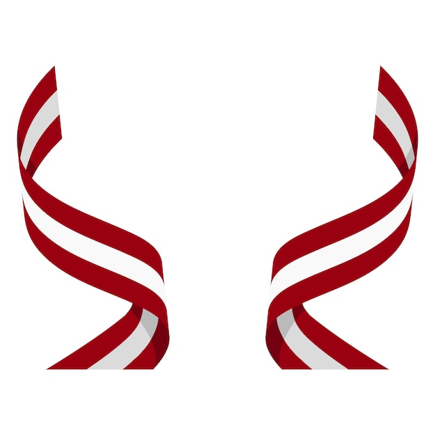 Vector de diseño de ilustración del día de la independencia de elemento de Letonia