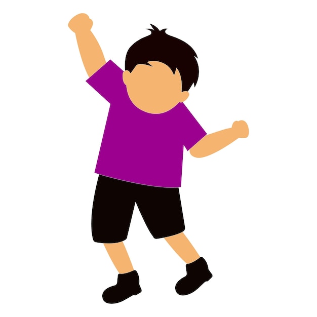 El vector de diseño de ilustración infantil.
