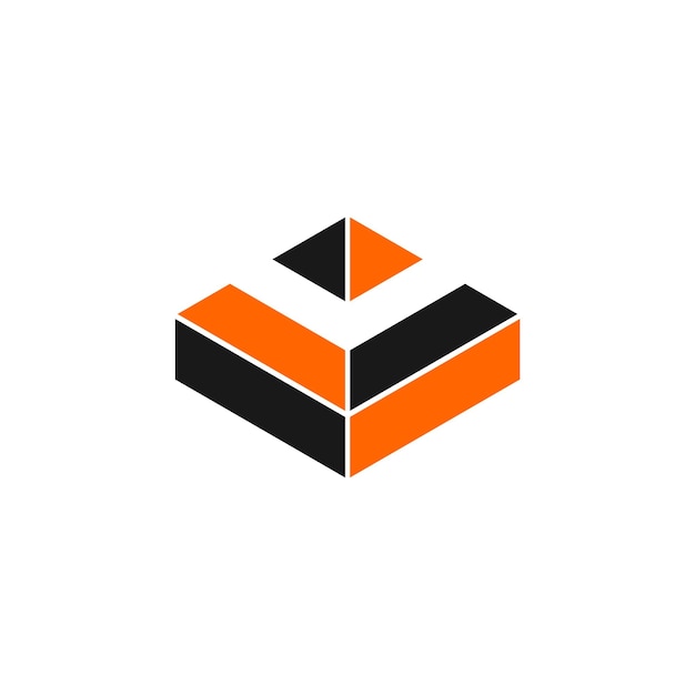 Vector de diseño de ilustración de plantilla de logotipo de ladrillo de diamante abstracto EPS 10