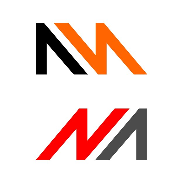 Vector de diseño de ilustración de plantilla de logotipo de letra M EPS 10