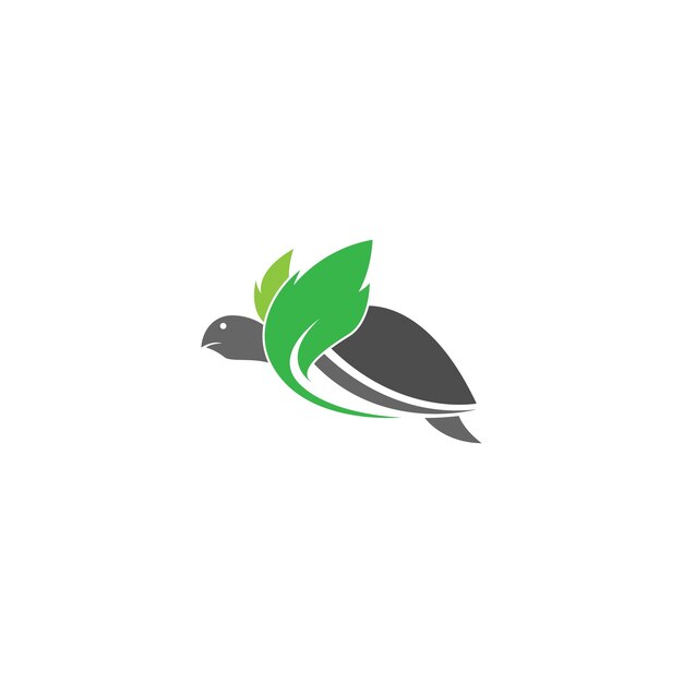 Vector de diseño de ilustración de plantilla vectorial de icono de logotipo de tortuga