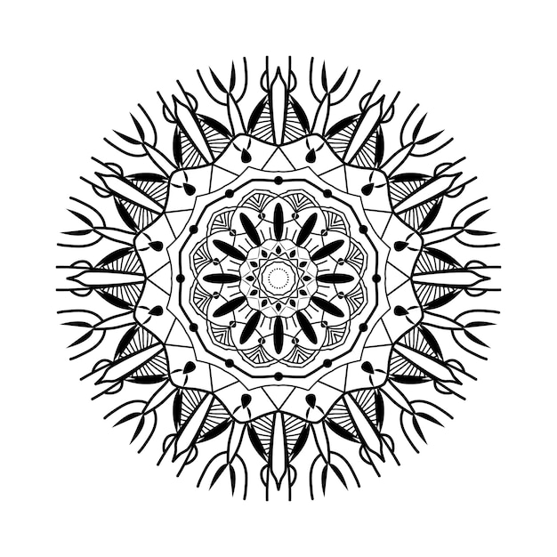Vector diseño indio mandala