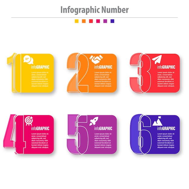 Vector de diseño infográfico creativo