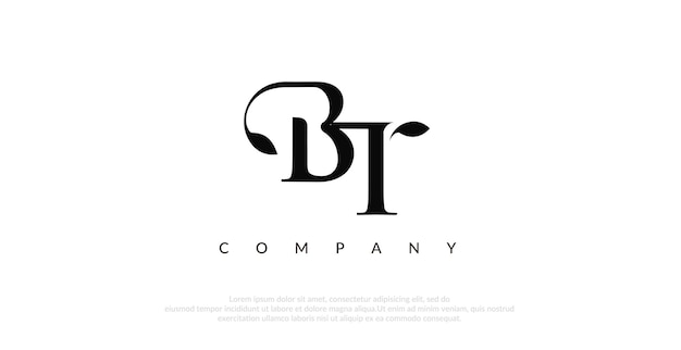 Vector de diseño inicial del logotipo de BT
