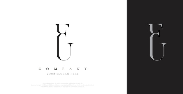 Vector de diseño inicial del logotipo de la FU