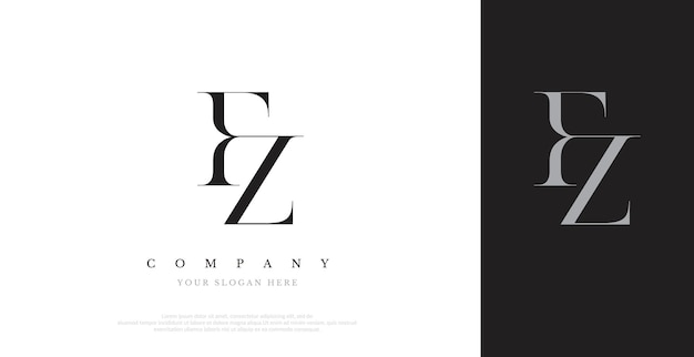 Vector de diseño inicial del logotipo de FZ