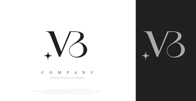 Vector de diseño inicial del logotipo de MB