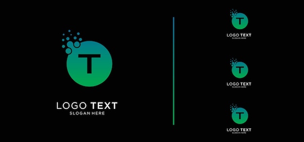 Vector de diseño de letras T Logotipo de letras T