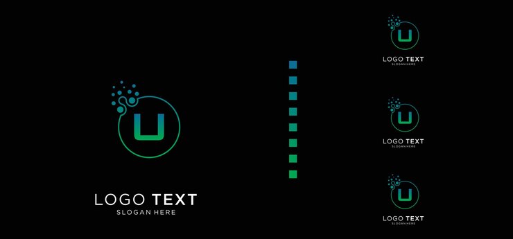 Vector vector de diseño de letras u logotipo de letras u