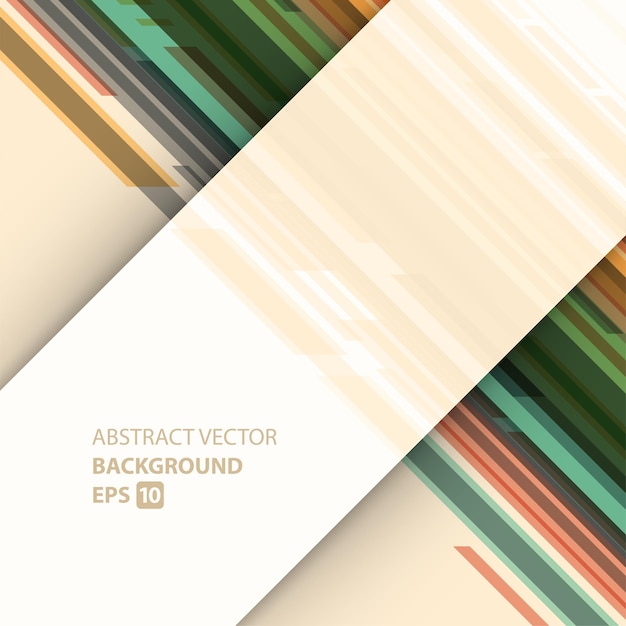 Vector de diseño de líneas de tecnología digital retro abstracto