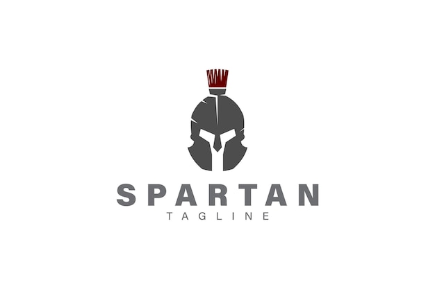 Vector de diseño de logo espartano
