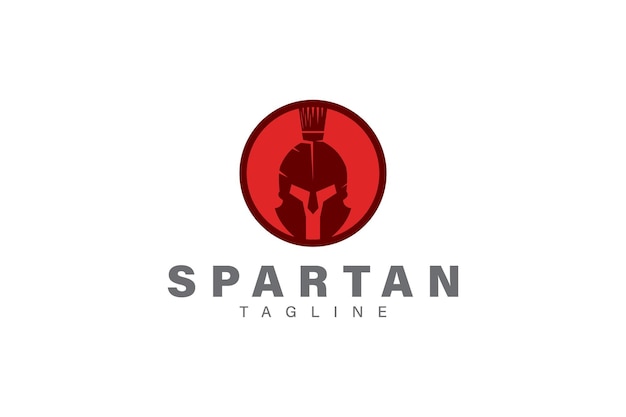 Vector de diseño de logo espartano
