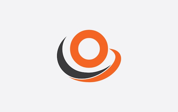 Vector de diseño de logo de letra O