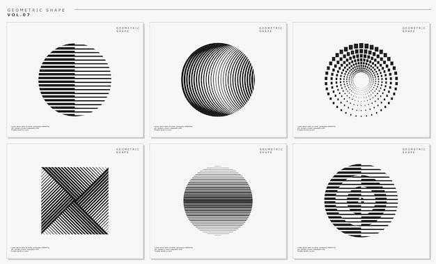 Vector de diseño de logotipo abstracto de línea de rayas modernas