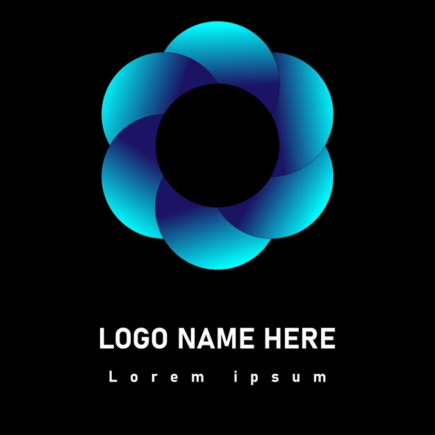 Vector de diseño de logotipo abstracto