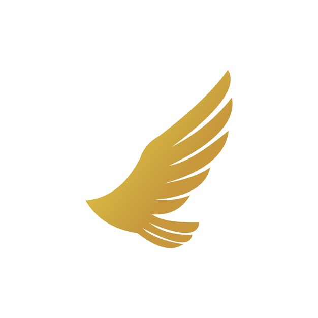 Vector de diseño de logotipo de águila con concepto premium