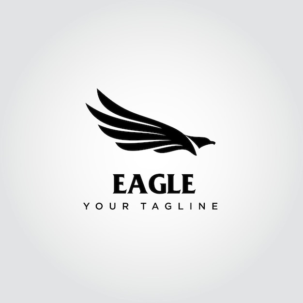 Vector de diseño del logotipo del águila