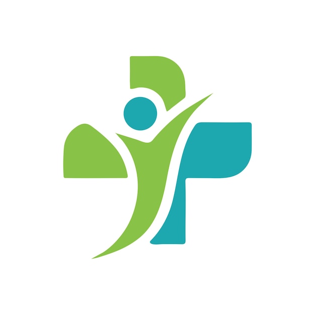 Vector de diseño de logotipo de atención médica